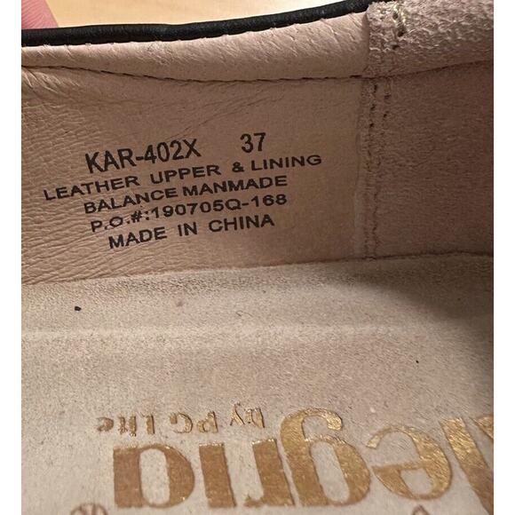 Alegria Kara Leopard Tan Brown Suede Slip On Clogs 37 US Size 7-7.5 - Picture 4 of 5